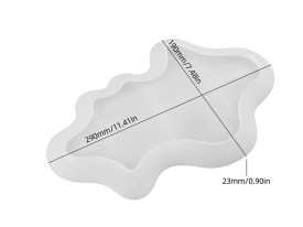 Molde silicona bandeja irregular